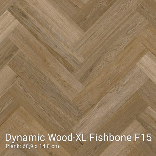 Interfloor vinyl Dynamic Wood XL Fishbone / Visgraat F15
