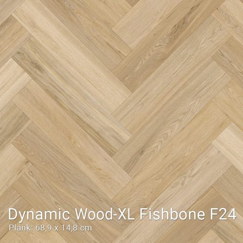 Interfloor vinyl Dynamic Wood XL Fishbone / Visgraat F24