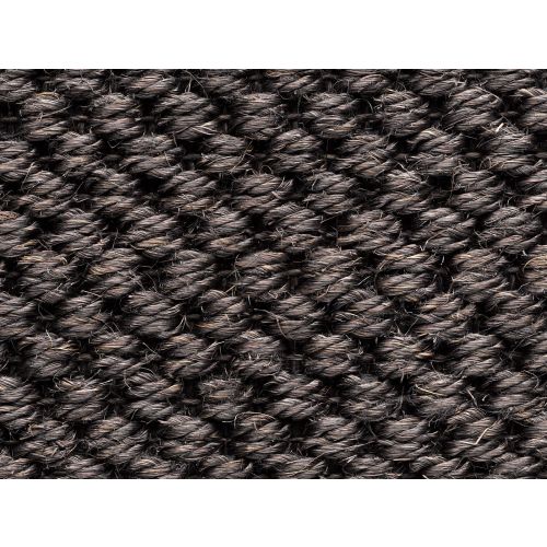 Sisal Belize 035 Anthracite incl. lederlook band 6 cm