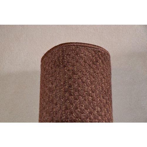 Karpet - donker bruin met `werkje` (8)