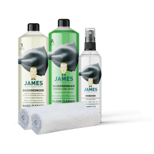 James Set Harde vloeren tbv. PVC, vinyl, laminaat, marmoleum, Natuur- en keramisch steen