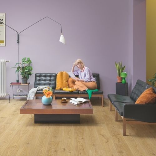 Quick Step Rigid Click PVC - Alpha Blos - AVSPU40025 Cottage naturelle eik