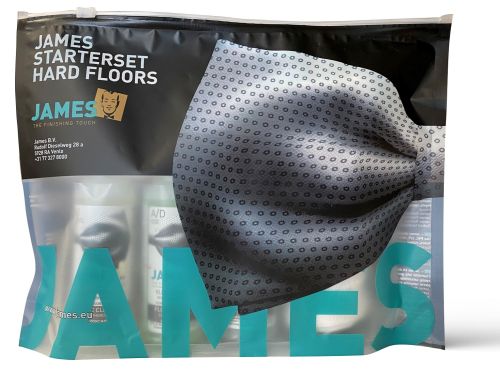 James Starterset Hard Floors tbv. PVC, vinyl, laminaat, marmoleum, Natuur- en keramisch steen